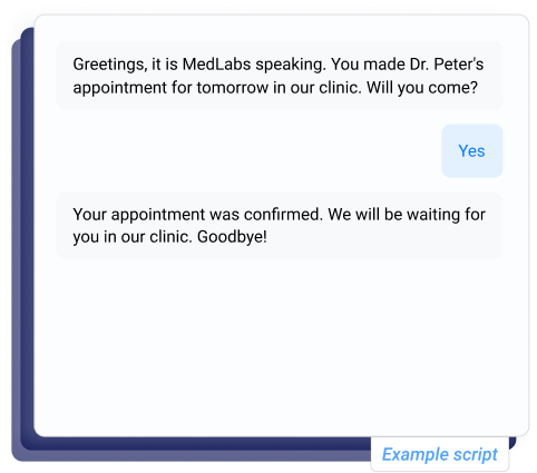 Healthcare Remind about appointment